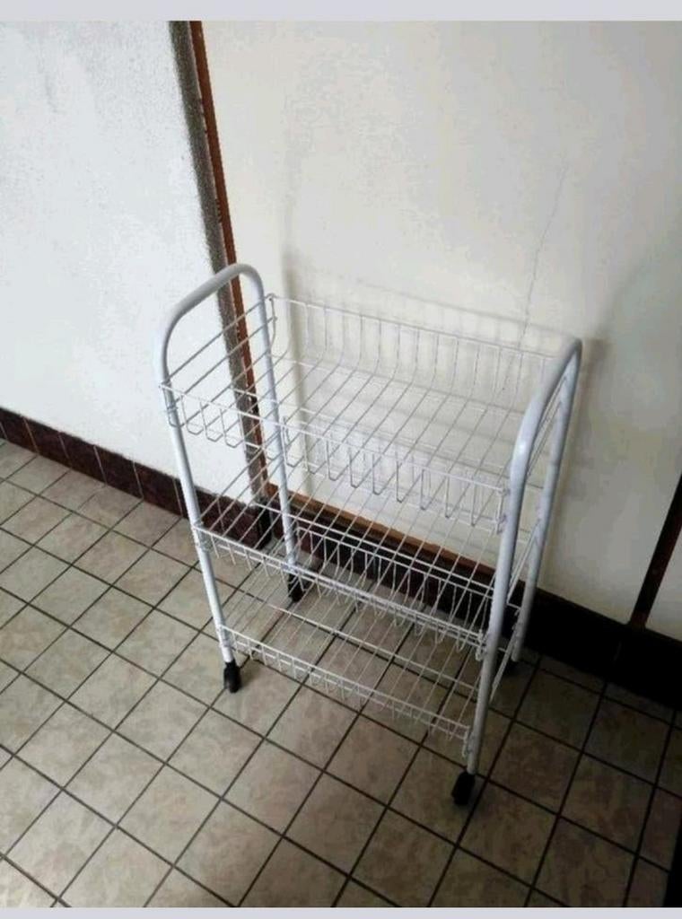 Trolley wit, Huis en Inrichting, Ophalen of Verzenden