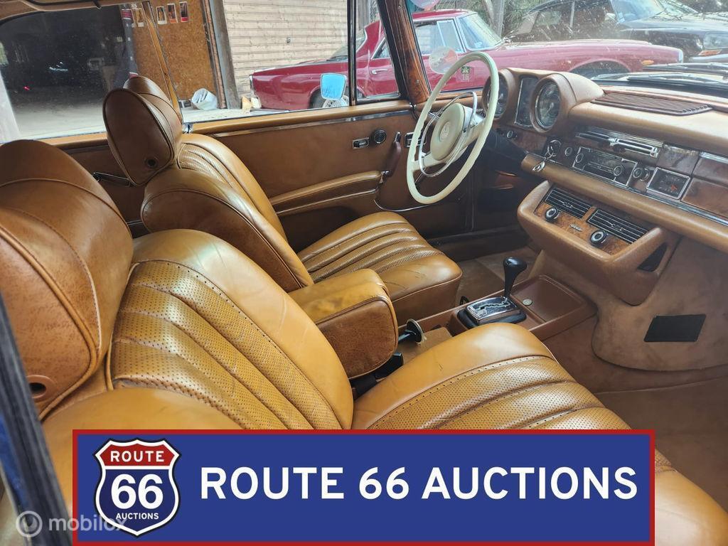 Mercedes-Benz 280 SE 3.5 Coupe | 1971 | Route 66 Auctions, Auto's, Overige carrosserieën, Zwart, Mercedes-Benz, Bedrijf