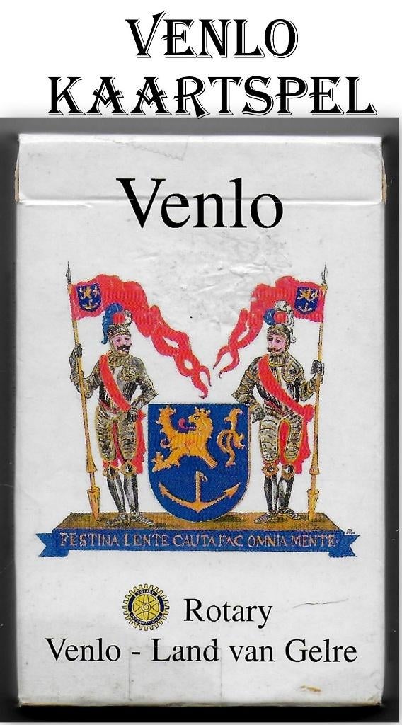 Venlo Kaartspel uitgegeven door Rotary Venlo, Ophalen of Verzenden, Zo goed als nieuw, Speelkaart(en)