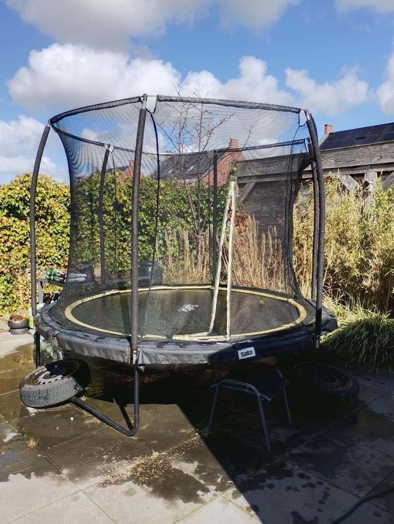 Salta Trampoline Comfort Edition met veiligheidsnet 305 cm, Ophalen, Gebruikt