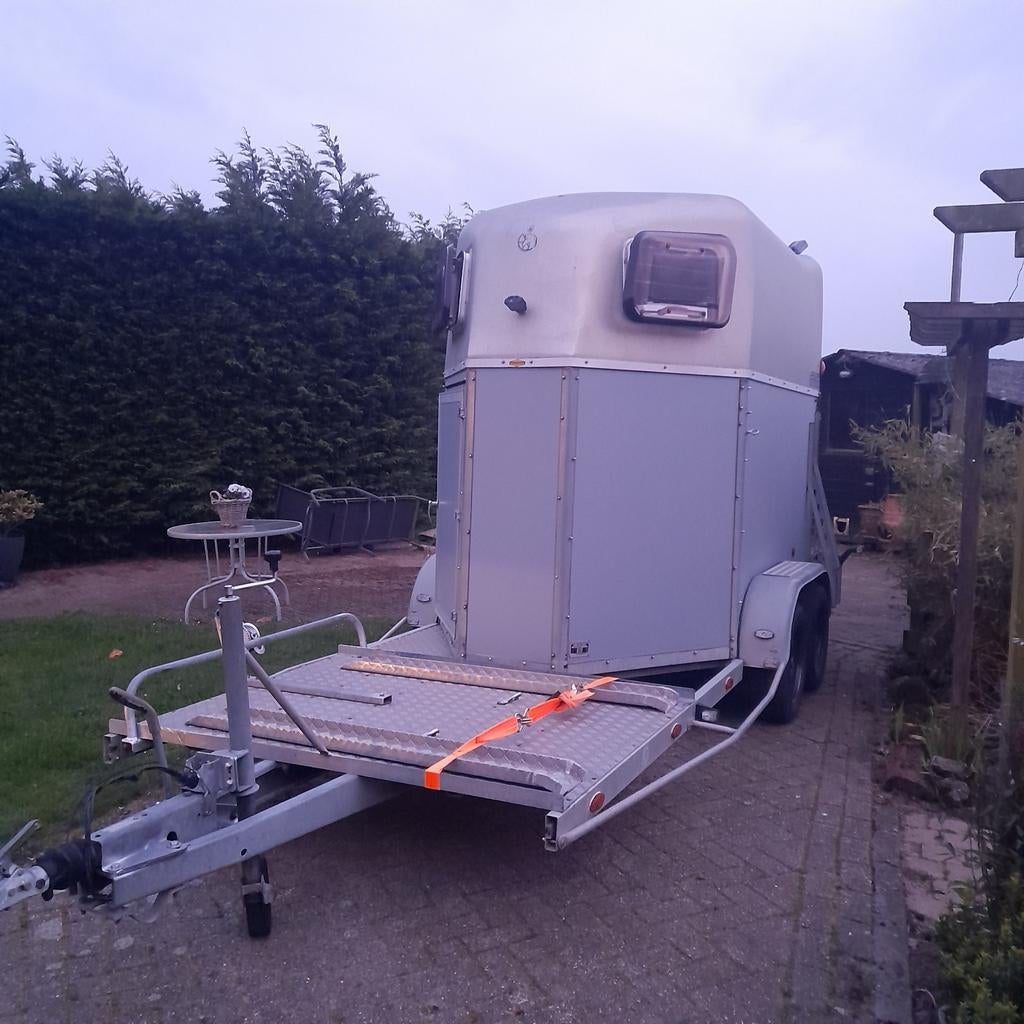 2 paards trailer met koetsenframe, Ophalen, Gebruikt, Overige soorten
