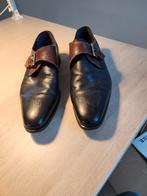 Greve schoenen (instappers) bi-color maat 10,5 (EU45), Loafers, Bruin, Ophalen of Verzenden, Gedragen