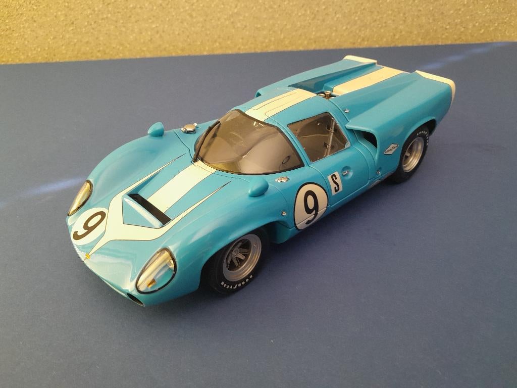 1:18 Exoto RLG18213 Lola T70 MKIII #9, Sebring 1968, Hobby en Vrije tijd, Modelauto's | 1:18, Verzenden, Nieuw, Auto, Overige merken