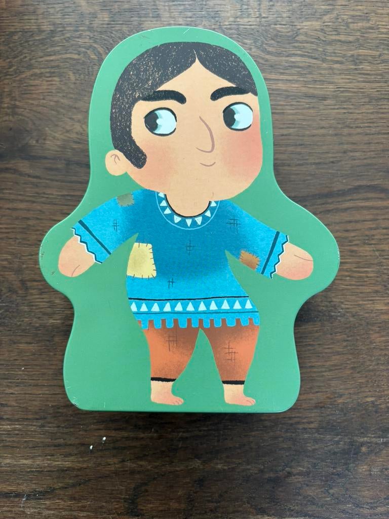 Djeco magnetische aankleedpop, Ophalen of Verzenden, Zo goed als nieuw