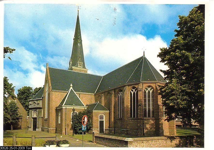Ansichtkaart	Voorburg	NH kerk, Verzamelen, Ansichtkaarten | Nederland, Verzenden, 1980 tot heden, Gelopen, Zuid-Holland