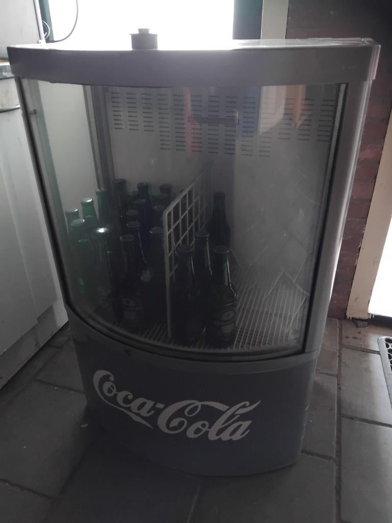 Coca cola koelkast bovenlader, Witgoed en Apparatuur, 200 liter of meer, Ophalen, Zonder vriesvak, 85 tot 120 cm