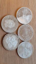 5x 50 gulden zilveren munt sterling, Postzegels en Munten, Munten | Nederland, Ophalen of Verzenden, Koningin Beatrix, 50 gulden