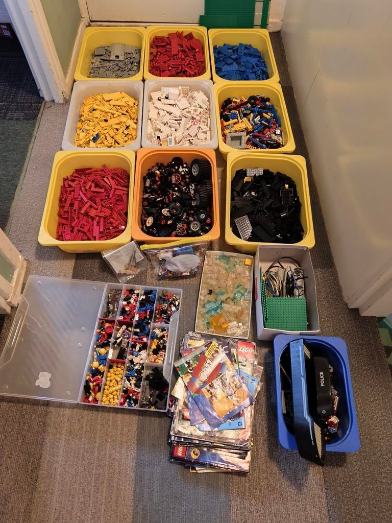 Zeer grote partij vintage lego, Gebruikt, Lego, Ophalen of Verzenden, Meerdere sets