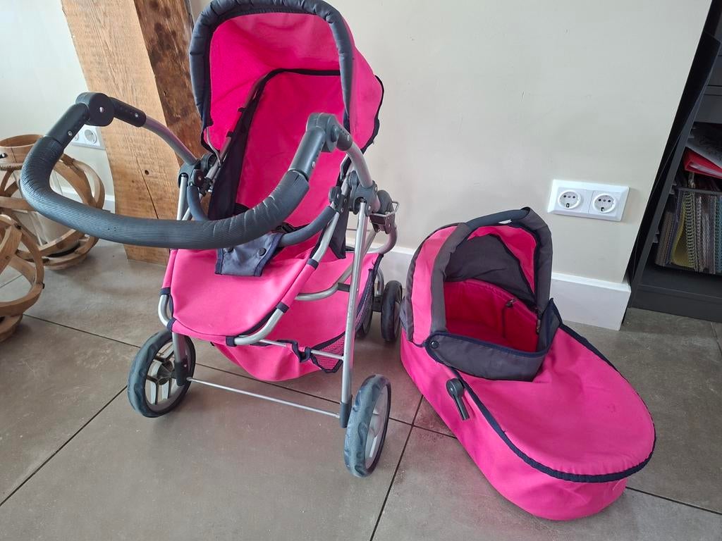 Kinderwagen met buggyzit en kinderwagenbak, Ophalen, Gebruikt, Overige merken