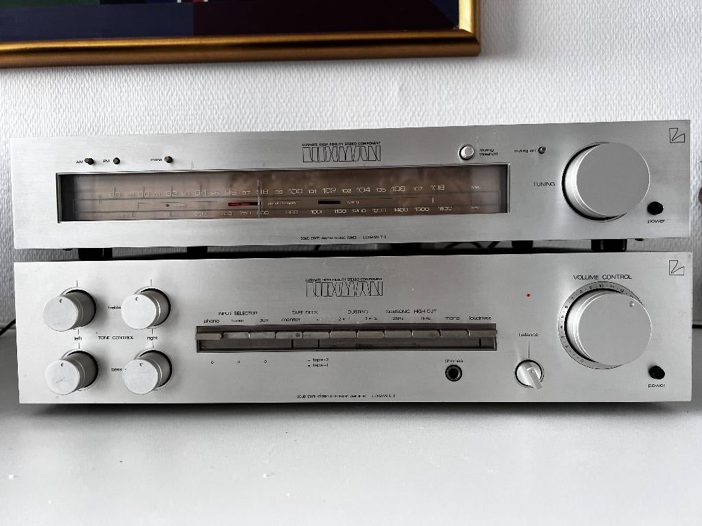 Luxman versterker L 2 plus Luxman Tuner T 2, Overige merken, Ophalen of Verzenden, Zo goed als nieuw, Minder dan 60 watt