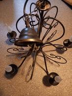 Zwarte metalen kroonluchter, Ophalen, Gebruikt