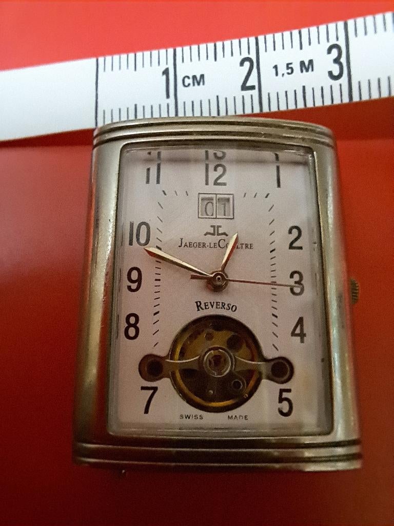 Horloge Jaeger leCoultre Reverso, Sieraden, Tassen en Uiterlijk, Horloges | Heren, Overige merken, Gebruikt, Staal, Polshorloge