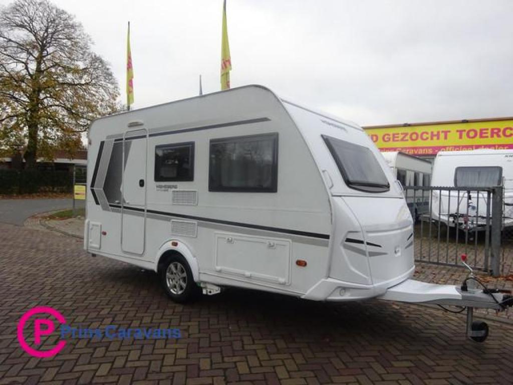 Weinsberg Caraone 390 Met Vast Bed+Treinzit+Mover, Caravans en Kamperen, Overige merken, Bedrijf, 750 - 1000 kg, Schokbreker