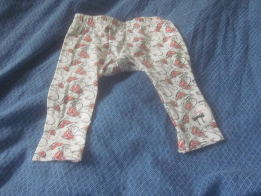 Nieuw wit/zwart/zalm ea broekje/legging vlinders Noppies 50, Kinderen en Baby's, Babykleding | Maat 50, Broekje, Meisje, Nieuw