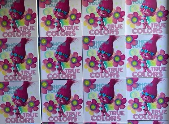 Trolls Poppy "Show Your True Colors" Canvas Print, Ophalen of Verzenden, Nieuw, Print, Minder dan 50 cm