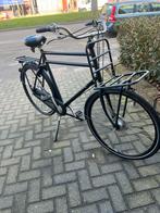 Batavus herenfiets - Stevige stadsfiets met voordrager, 57 tot 61 cm, Ophalen, Gebruikt, Batavus