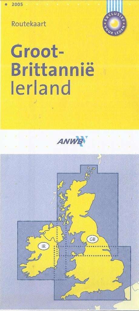 C242 plattegrond gr Brittannie Ierland 2005, Boeken, Atlassen en Landkaarten, Verenigd Koninkrijk, 2000 tot heden, Ophalen of Verzenden