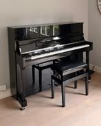 G. Steinberg RH111 piano hoogglans zwart – incl. pianobank, Ophalen, Zwart, Zo goed als nieuw, Piano