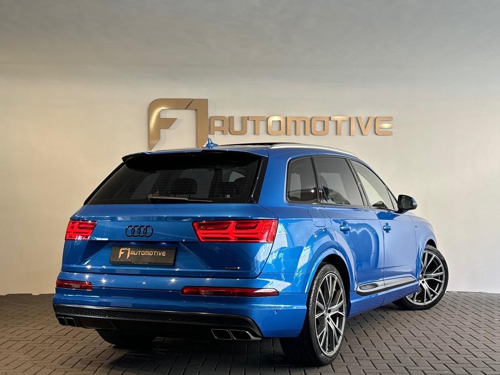 Audi Q7 3.0 TFSI quattro S Line 7p Pano|HuD|B&O|Trekhaak|VOL, Auto's, Automaat, 2005 kg, Gebruikt, 2995 cc