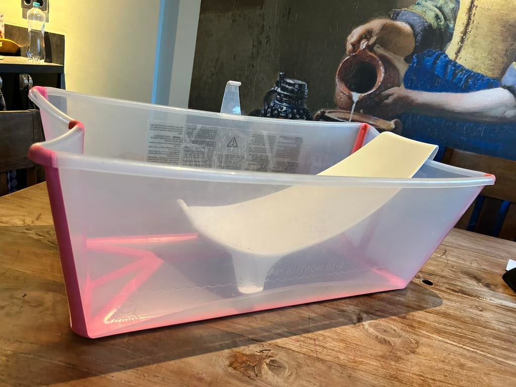 Stokke Flexi Bath met standaard zeer weinig gebruikt., Kinderen en Baby's, Badjes en Verzorging, Overige merken, Gebruikt, Ophalen of Verzenden