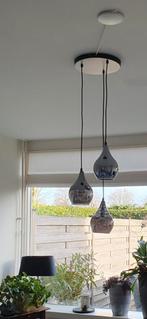 Hanglamp 3 kelken spiegelglas, Ophalen, Zo goed als nieuw, Minder dan 50 cm