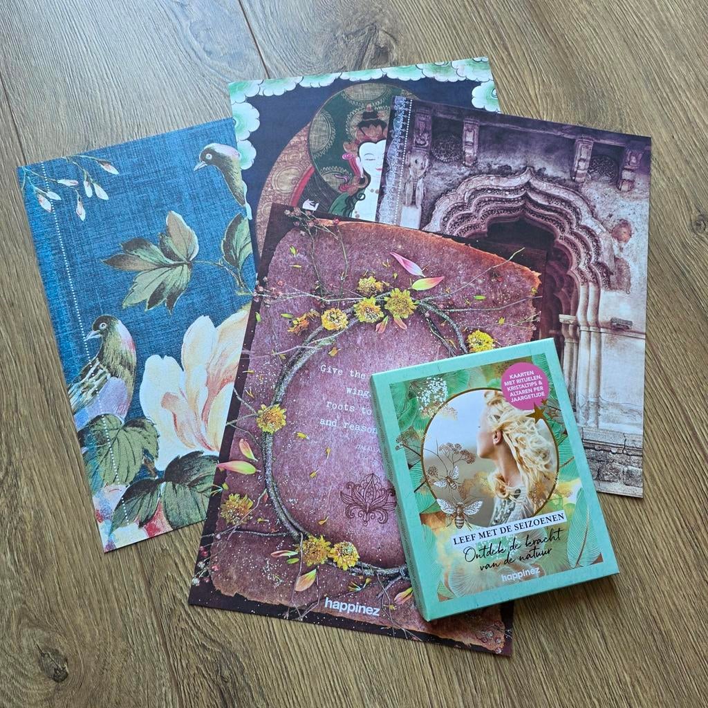 Happinez leef met de seizoenen, kaarten, Verzenden, Zo goed als nieuw
