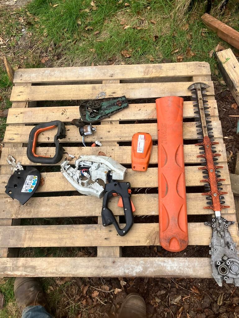 Stihl HSA 94R onderdelen, Tuin en Terras, Heggenscharen, Ophalen of Verzenden, Gebruikt, Accu
