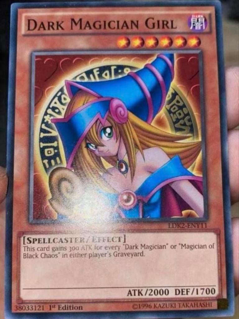 Yu-Gi-Oh! Dark Magician Girl LDK2 1st Edition !, Hobby en Vrije tijd, Verzamelkaartspellen | Yu-gi-Oh!, Ophalen of Verzenden, Zo goed als nieuw