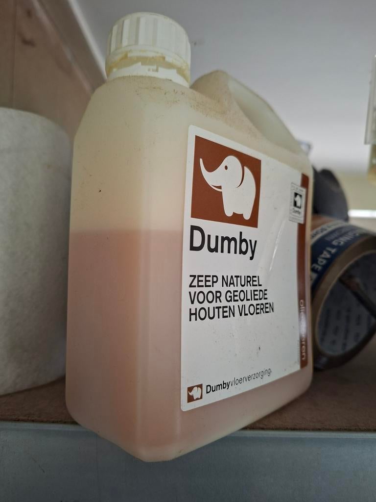 Dumby Natuurlijke Zeep voor Geoliede Houten Vloeren (>0,5L), Ophalen of Verzenden, Schoonmaakmiddel