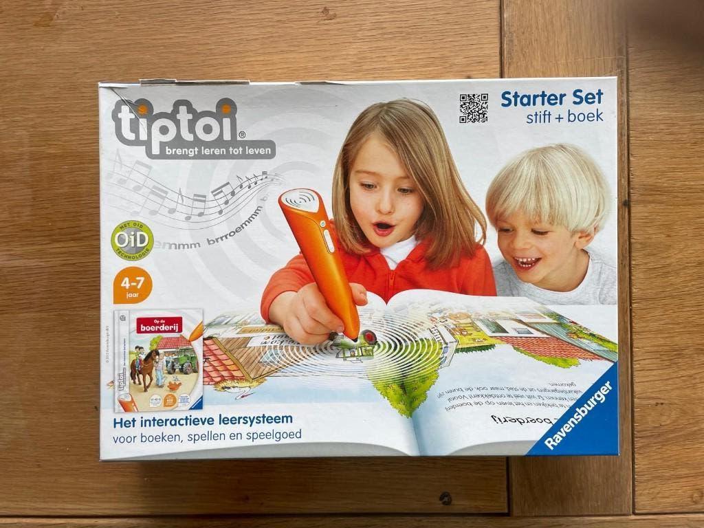 Tiptoi starter set + 3 spellen, Ophalen, Zo goed als nieuw, Elektronica, Met geluid