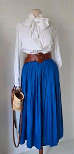 Pauw linnen midi/maxi rok korenblauw 38/40, Kleding | Dames, Rokken, Maat 38/40 (M), Pauw, Onder de knie, Verzenden