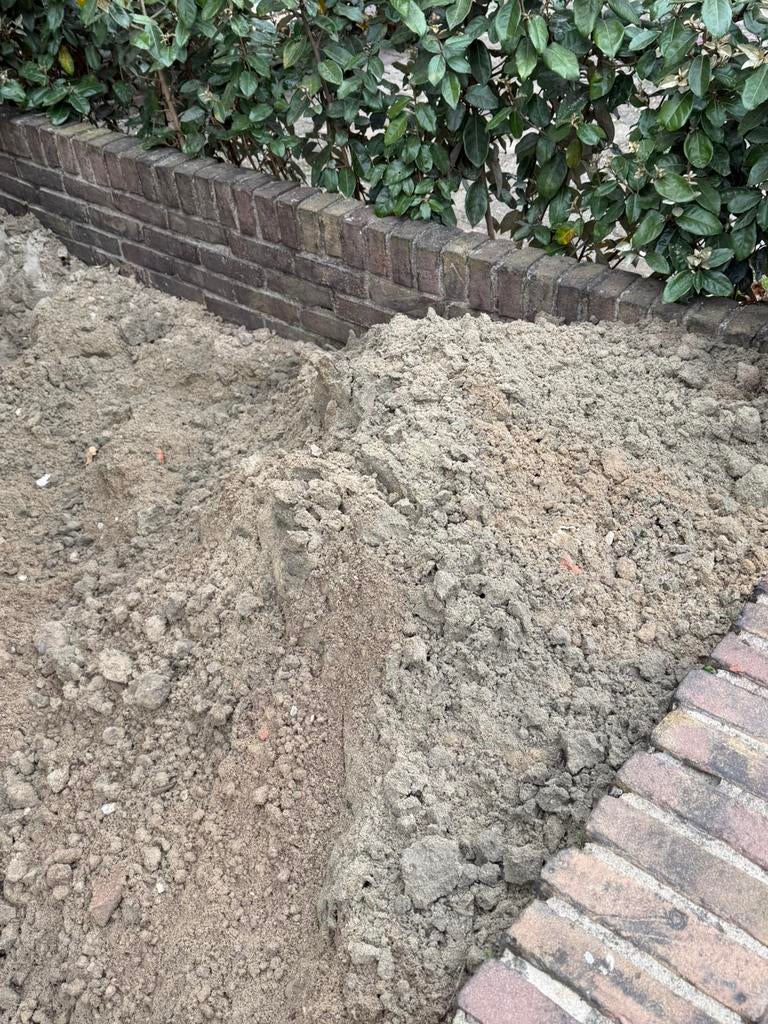 Ophoogzand gratis ophalen, Tuin en Terras, Zand, Ophalen, Zo goed als nieuw