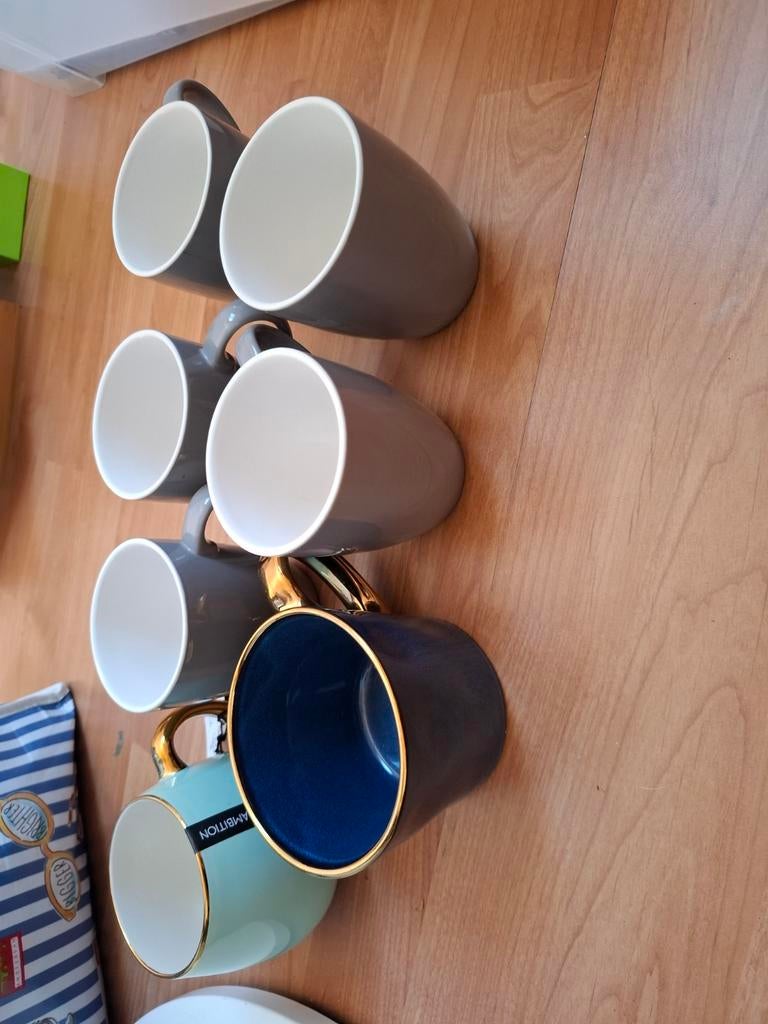 Grijze mokken van Hema, Ophalen of Verzenden