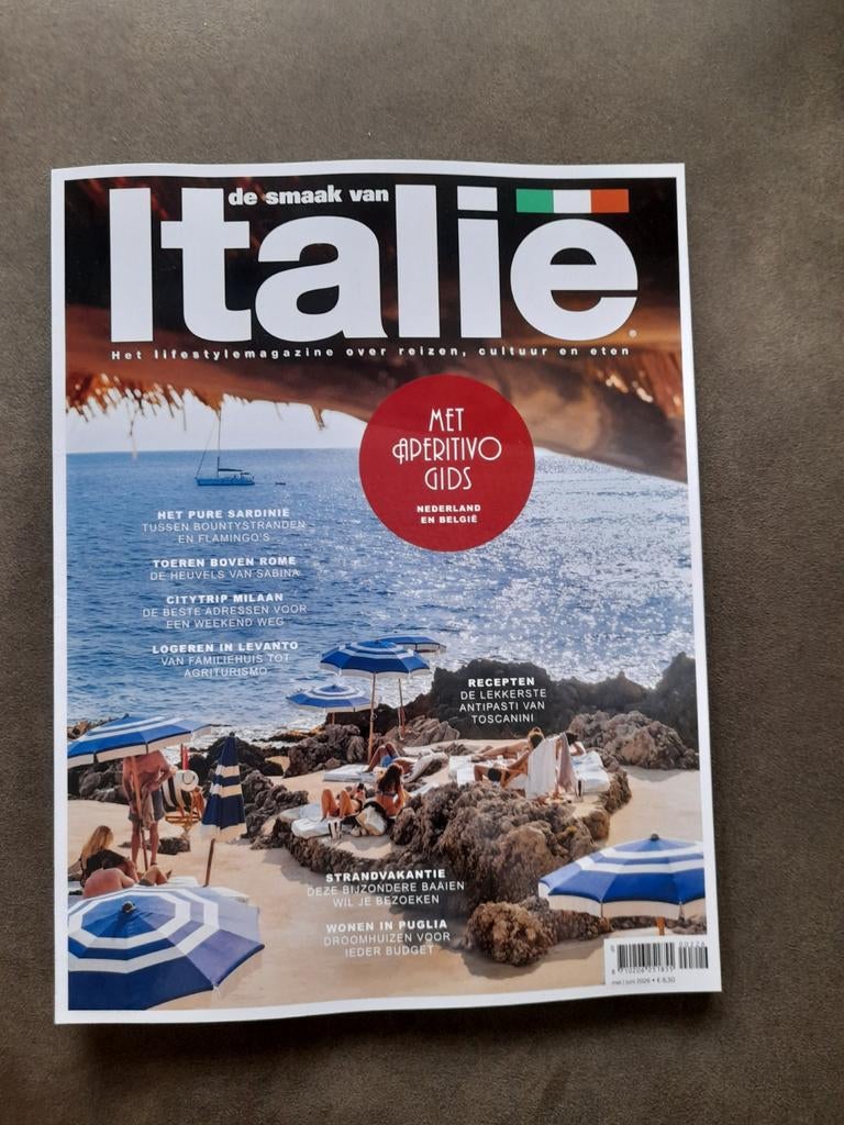 De Smaak van Italië - Mei/Juni 2026 Magazine, Ophalen, Zo goed als nieuw, Overige typen
