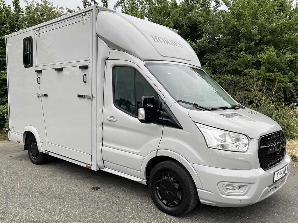 Ford Transit Paardenwagen / Horsetruck / Veewagen, Dieren en Toebehoren, Paarden en Pony's | Trailers en Aanhangwagens, Gebruikt