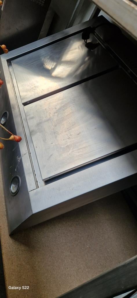 Afzuigkap 90 cm breed - RVS Inbouw Vlakschermkap, Gebruikt, Motor, Ophalen of Verzenden, Inbouw