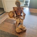 Vintage Folk Art Paper Mache papier maché pop poppen, Ophalen of Verzenden