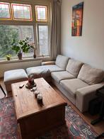 IKEA Kivik 3-zits bank met chaise longue + voetenbankje, 250 tot 300 cm, Gebruikt, 75 tot 100 cm, Stof