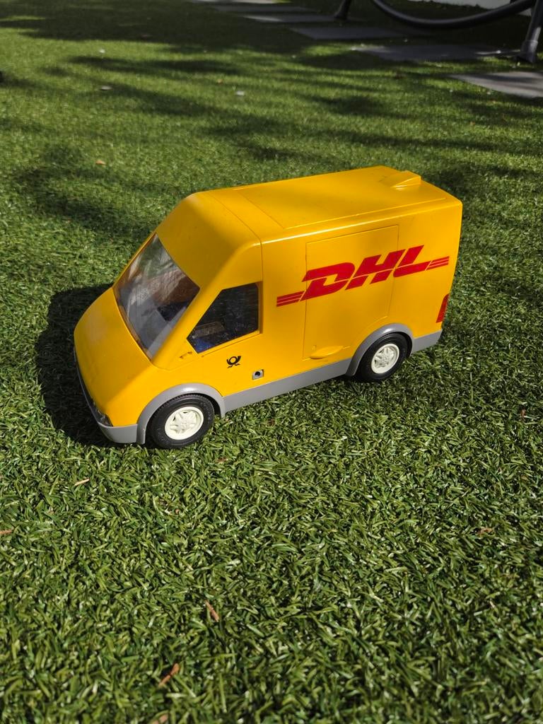 Playmobil DHL bus met deuren die open kunnen en dak eraf, Kinderen en Baby's, Speelgoed | Playmobil, Ophalen of Verzenden, Gebruikt