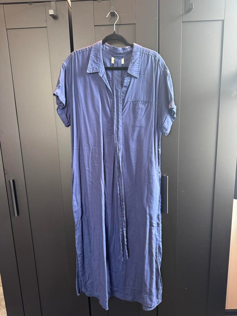 Xirena blauwe jurk maat xl korten mouwen, Blauw, Maat 46/48 (XL) of groter, Ophalen of Verzenden, Zo goed als nieuw