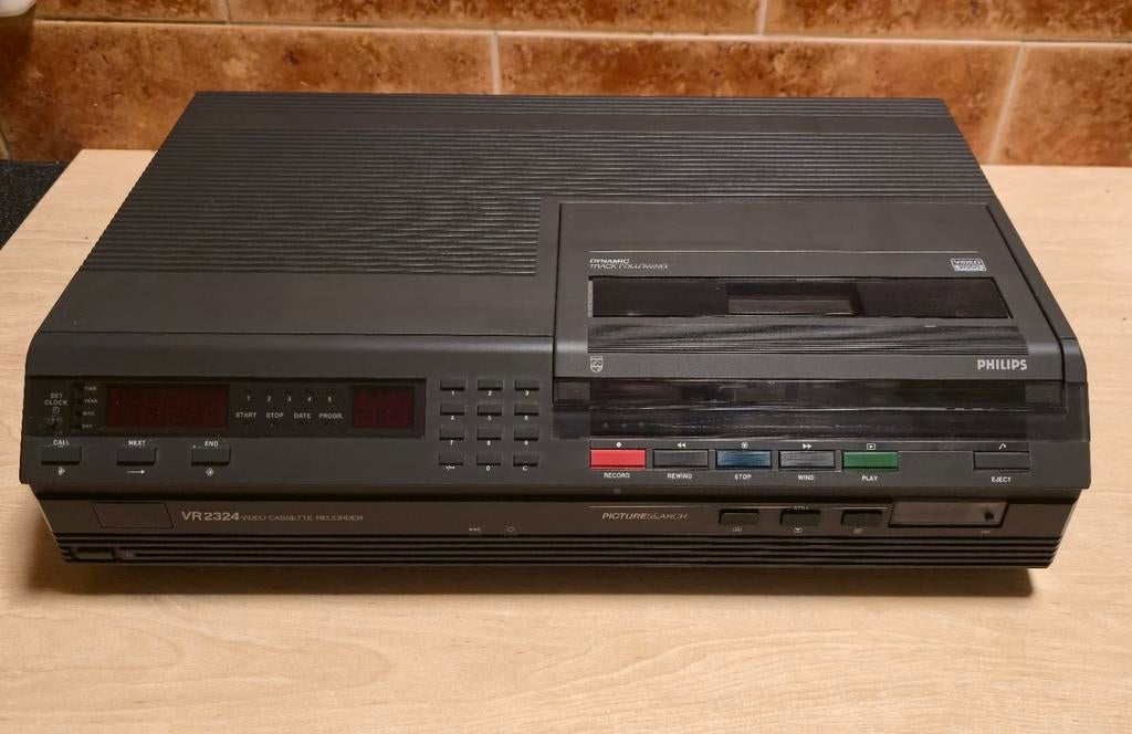 Vintage nette Philips VR 2324  Videorecorder Video 2000 ., Ophalen of Verzenden, Niet werkend, Video 2000-speler of -recorder