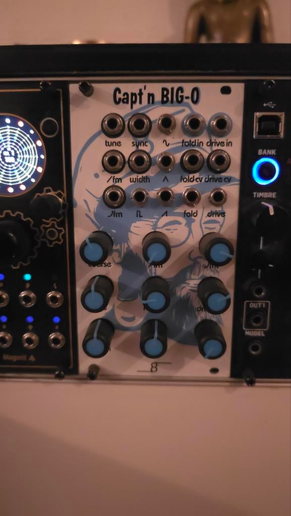 Cre8audio Capt'n Big'O  eurorack oscillator module, Muziek en Instrumenten, Synthesizers, Ophalen of Verzenden, Zo goed als nieuw