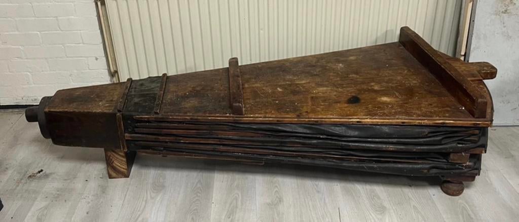 Oude Smeedse Blaasbalg - Decoratief Stuk, Antiek en Kunst, Ophalen