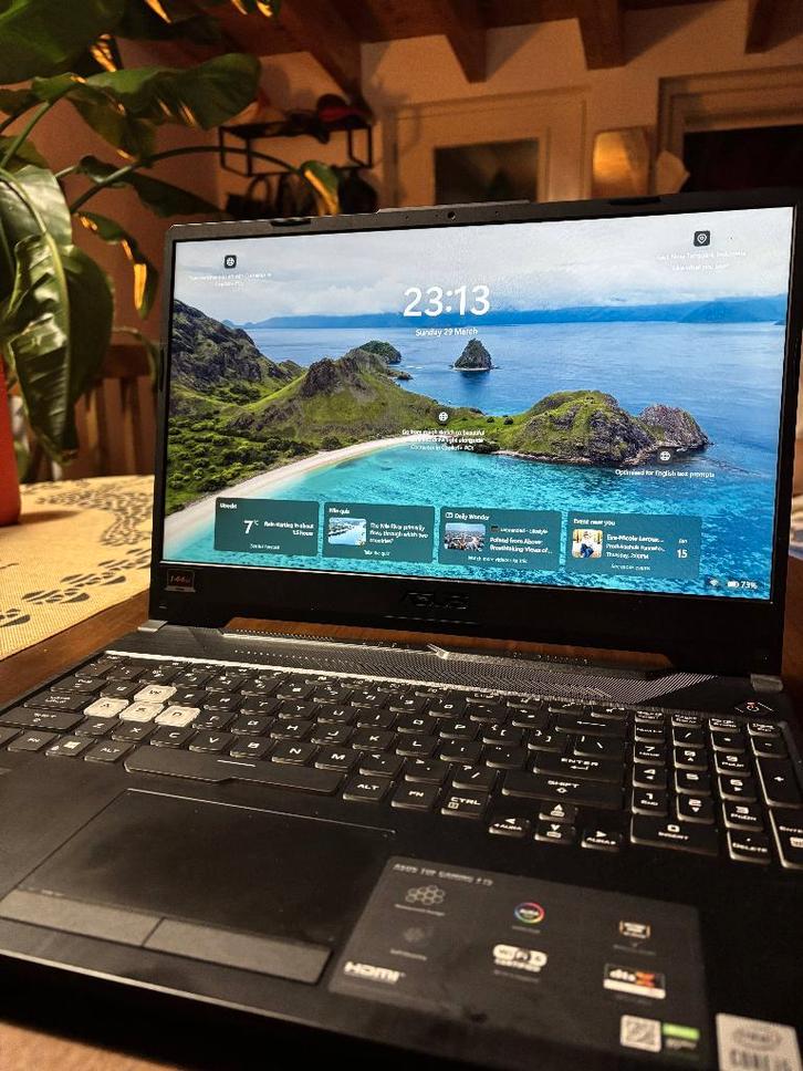 Asus Tuf gaming laptop i5 - 16 GB RAM - 15.6" - 2023, Computers en Software, Windows Laptops, Zo goed als nieuw, 16 inch, 2 tot 3 Ghz