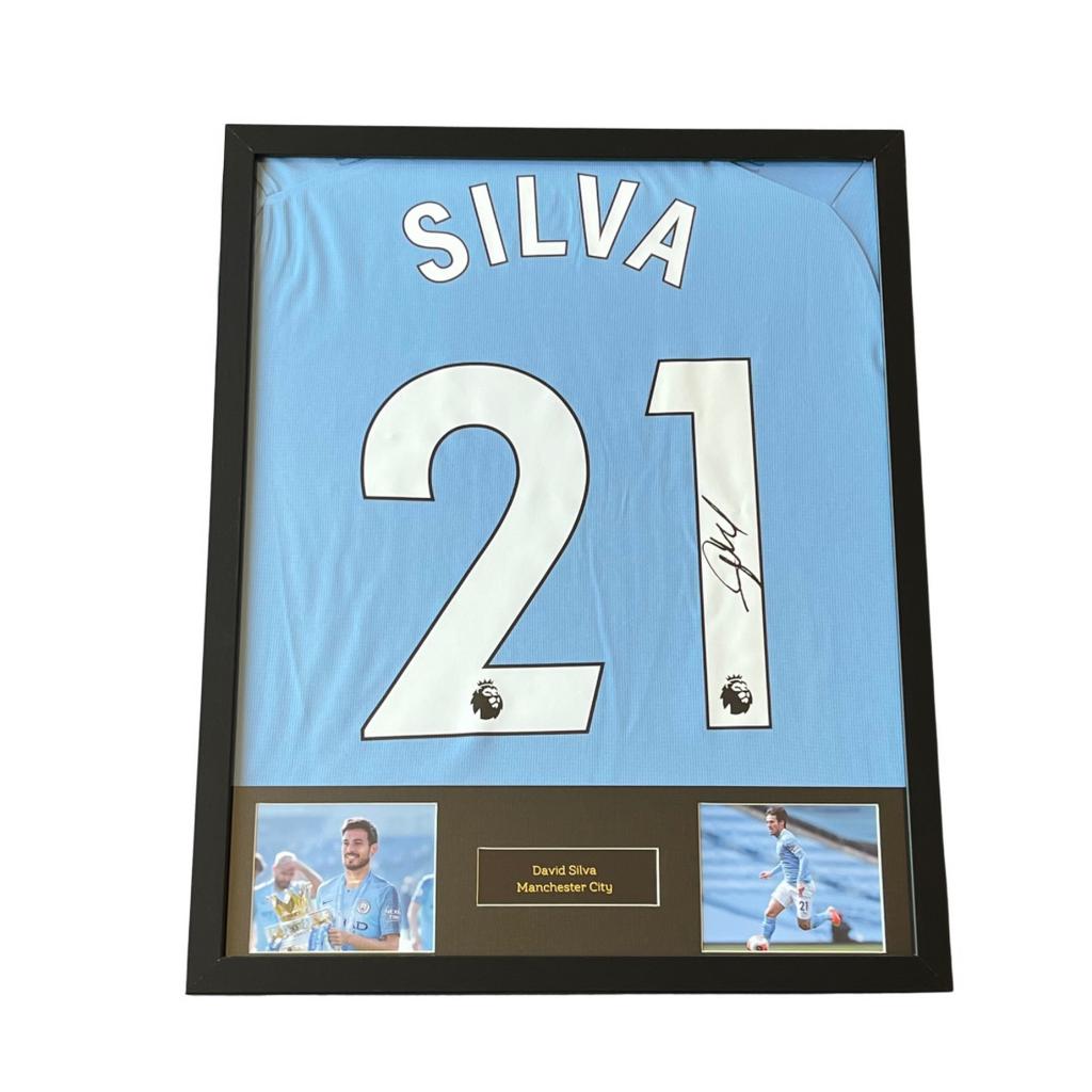 David Silva gesigneerd Machester City thuisshirt, Buitenlandse clubs, Shirt, Verzenden, 1695 CX, 28
