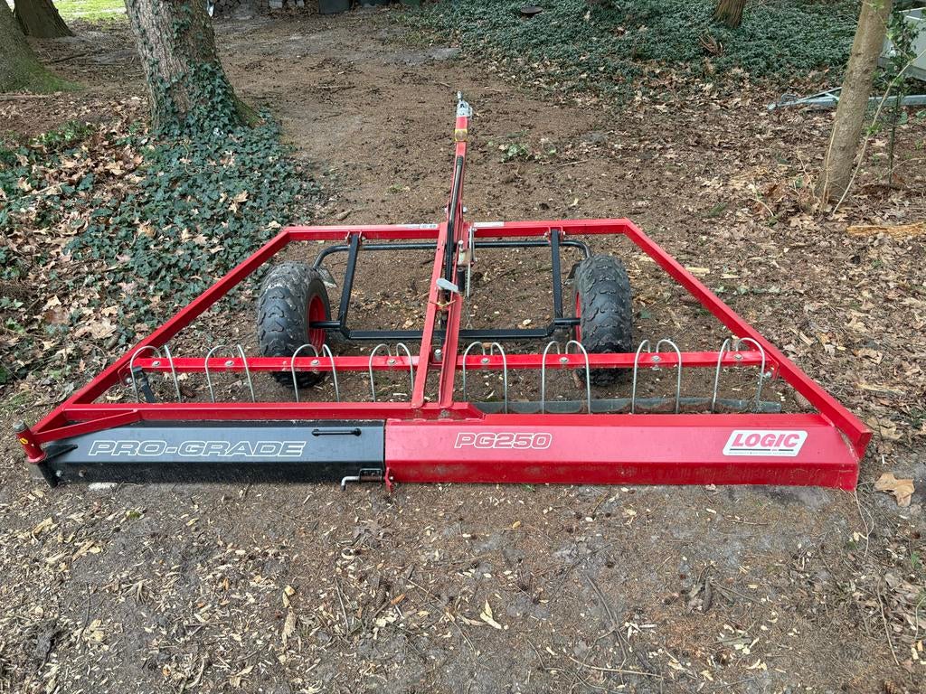 Logic PG250 Pro Grade bakvlakker / manegevlakker, Ophalen, Grondbewerking