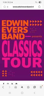 Te koop 9 Kaarten Edwin Evers Band 22 mei Nijverdal, Ophalen