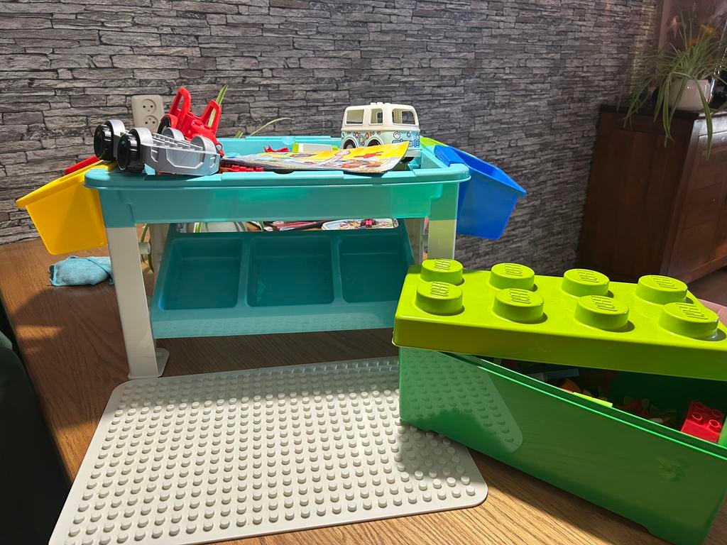 Duplo tafel, Kinderen en Baby's, Speelgoed | Bouwstenen, Ophalen, Zo goed als nieuw