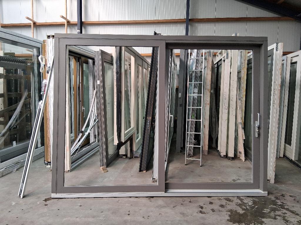 Kunststof schuifpui bezorgen factuur mogelijk, Kunststof, 225 cm of meer, Ophalen of Verzenden, Zo goed als nieuw