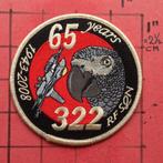 KLU LUCHTMACHT LEEUWARDEN PATCH 65 JAAR 322 SQN 2008, Verzenden, Luchtmacht, Nederland, Embleem of Badge